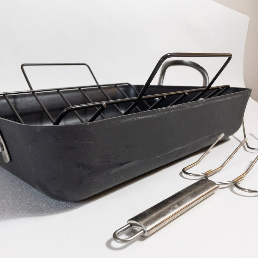 Calphalon Contemporary Hard Anodized Nonstick 16-Inch Roasting Pan - Picture 4 of 13